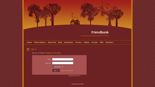 Login - friendbook