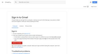 Com in gmail www english sign How to