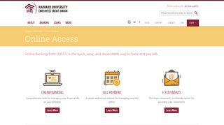 Online Access - Harvard University Employees Credit Union