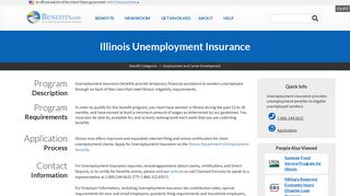 Illinois Unemployment Insurance | Benefits.gov