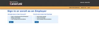 PA CareerLink® - Sign in or enroll