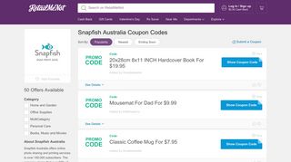 Snapfish Australia Coupons, Promo Codes 2019 - RetailMeNot