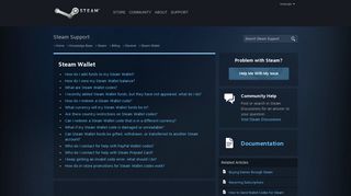 Steampowered wallet