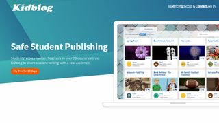 Kidblog – Safe Student Publishing