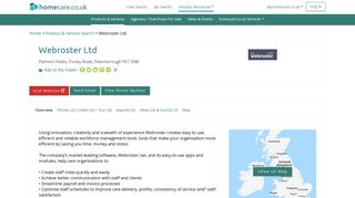 Webroster Ltd, Palmers Fields, Oxney Road ... - Homecare.co.uk