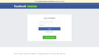 Facebook com welcome to www login ‘It’s nice