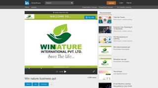 Win nature business ppt - SlideShare