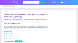 Create, edit, and understand Tourney Pick'em brackets in the Fantasy ...