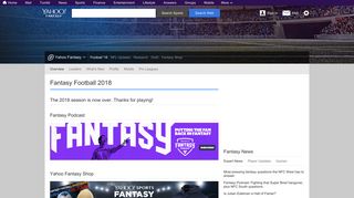Fantasy Football 2018 | Fantasy Football | Yahoo! Sports