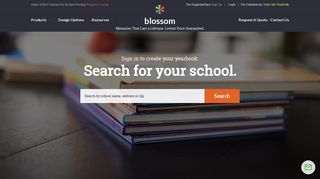Sign in to create your yearbook - Blossom Yearbooks