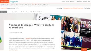 Yearbook Messages: What to Write in a Yearbook | Shutterfly