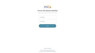 Log in to your Yemen Net email account - Yemen Net Mobile WebMail