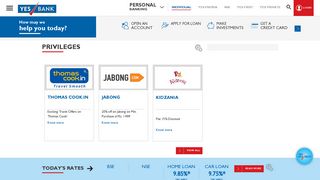 Personal Banking Services: Personal Bank Account at YES BANK