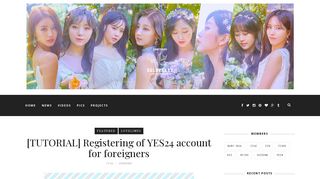 SGLovelyz: [TUTORIAL] Registering of YES24 account for foreigners