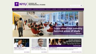 NYU School of Professional Studies Home