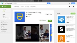 Yup Homework Help - Apps on Google Play