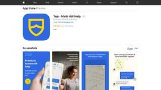 Yup - Math HW Help on the App Store - iTunes - Apple