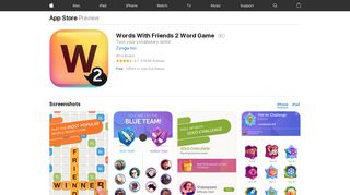 Words With Friends 2 Word Game on the App Store - iTunes - Apple