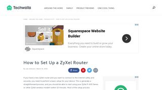 How to Set Up a ZyXel Router | Techwalla.com