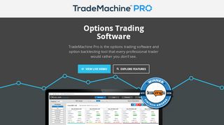 
                            6. #1 Options Trading Software | 30% Off | TradeMachine PRO - Cml Trade Machine Portal