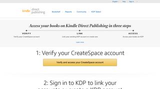 
                            5. 1: Verify your CreateSpace account - Amazon KDP - Http Www Createspace Com Portal Jsp