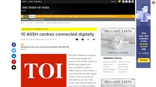 
                            5. 10 AIISH centres connected digitally | Mysuru News - Times of ... - Aiish Digital Library Portal