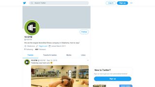 
10 GYM (@10GYM) | Twitter  
