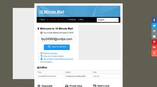 
10 Minute Mail  
