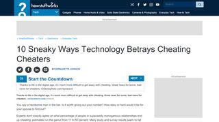 
                            1. 10 Sneaky Ways Technology Betrays Cheating Cheaters ... - Simply Cheaters Portal