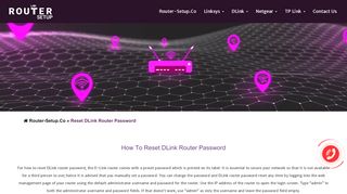 
                            16. 10 Steps: How To Reset DLink Router Password | RouterSetup - Mydlink Portal Ip