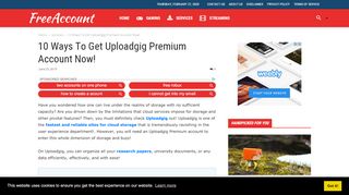 
                            2. 10 Ways To Get Uploadgig Premium Account Now ... - Uploadgig Premium Login