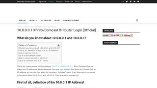 
                            9. 10.0.0.0.1 comcast xfinity ® Router Login 10.0.0.0.1 - 10.0 0.0 1 Admin Portal