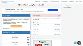 
10.1.1.1 Admin Login, Password, and IP - Clean CSS  
