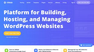 
                            1. 10Web - Build & Host Your WordPress Website - Web10 Login