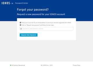 
                            9. 1&1 Ionos - Password Center - Retrieve Forgotten Password