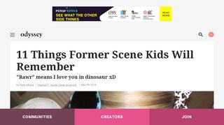 
                            9. 11 Things Former Scene Kids Will Remember - Odyssey
