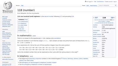 
                            9. 118 (number) - Wikipedia