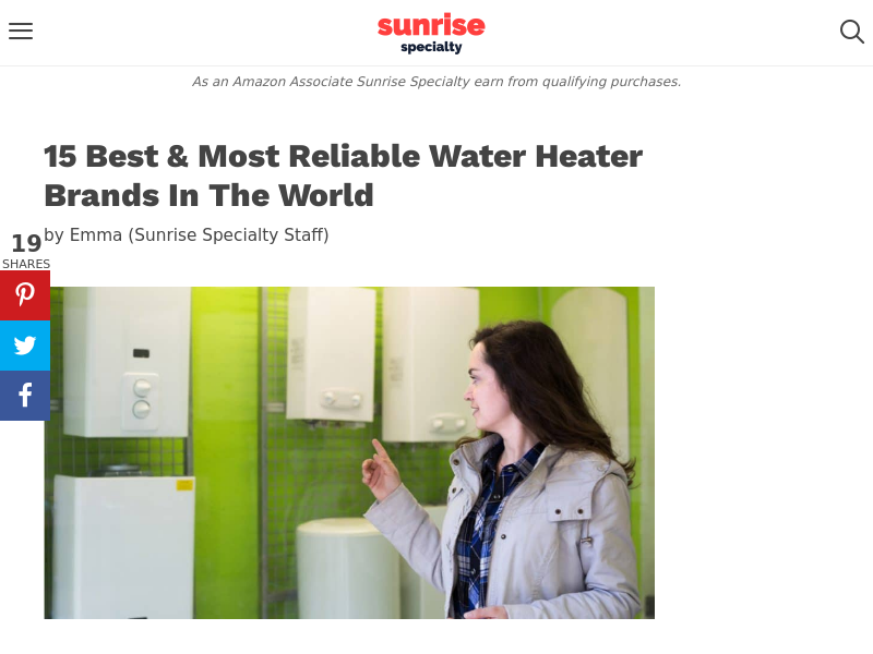 
                            9. 15 Best & Most Reliable Water Heater Brands in the World