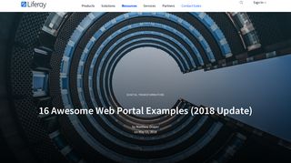 
                            7. 16 Awesome Web Portal Examples | Digital Strategy | Liferay Blogs - Self Design Portal