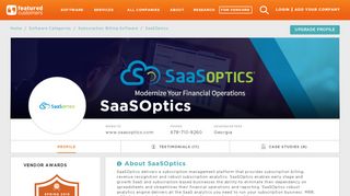 17 SaaSOptics Customer Reviews & References ... - Saasoptics Login