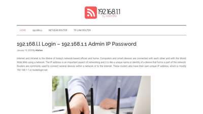
                            4. 192.168.1.1 Login 192.168.l.l Router Setup by Allahwe