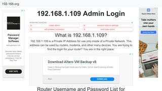 
                            2. 192.168.1.109 - Login to your Admin Page Now! - 192.168 1.109 Login