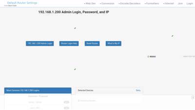 192.168.1.200 Admin Login, Password, and IP