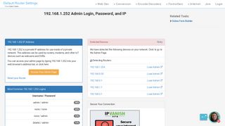 
                            5. 192.168.1.252 Admin Login, Password, and IP - Clean CSS - 192 168 8880 Guest Portal