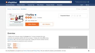 
                            2. 1TopSpy Reviews - 7 Reviews of 1topspy.com | Sitejabber - 1topspy Portal