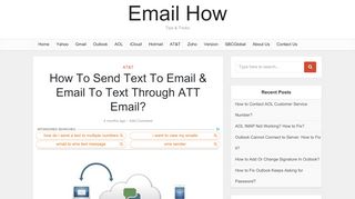 
                            9. 2 Way To Send AT&T Text To Email & Email To Text - Mms Att Net Portal