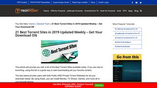 
                            6. 20 Best Torrent Sites in January 2020 - Updated Daily - Portal Torrenty Org