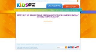 
                            10. 2017-2018 Children's Sunday School Curriculum - Kidssundayschool Com Portal