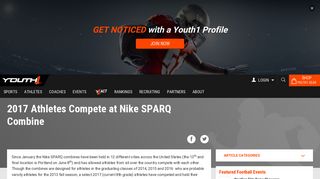 
                            8. 2017 Athletes Compete at Nike SPARQ Combine | Youth1 - Sparq Combine Sign Up