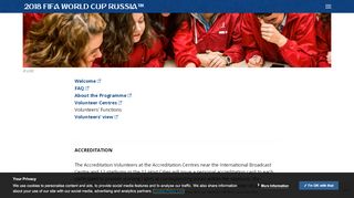 
                            3. 2018 FIFA World Cup Russia™ - Volunteers' Functions - FIFA.com - Fifa 2018 Volunteer Portal